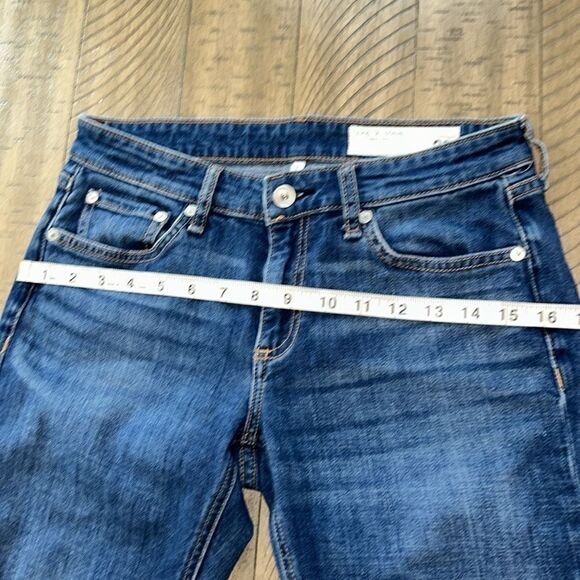 rag & bone 🦴 👖 ‘dre’ lowrise boyfriend slim with a touch of stretch! ✈️ 🚙 🪩 - Picture 13 of 17